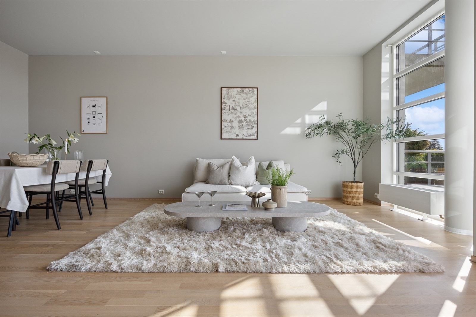 Leiligheten er utstyrt med balansert ventilasjon for et sunt inneklima. Galleribilde