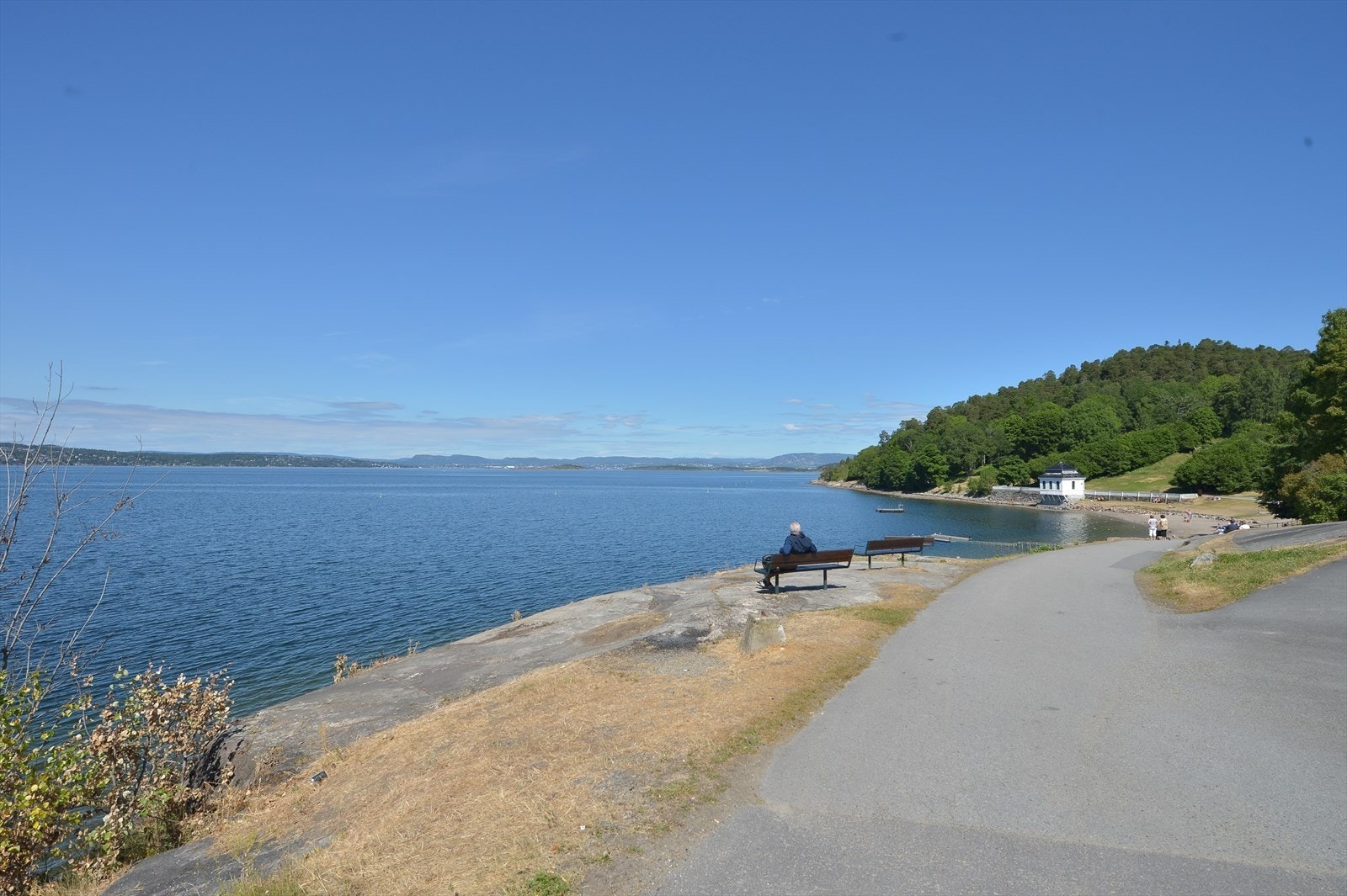 Kort vei til sjøen med fine bade- og turmuligheter langs Oslofjorden. Galleribilde