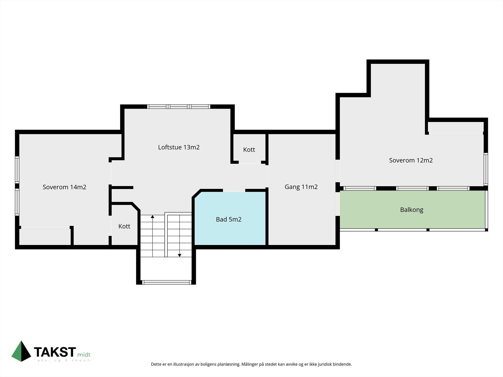 Plantegning loft. Galleribilde