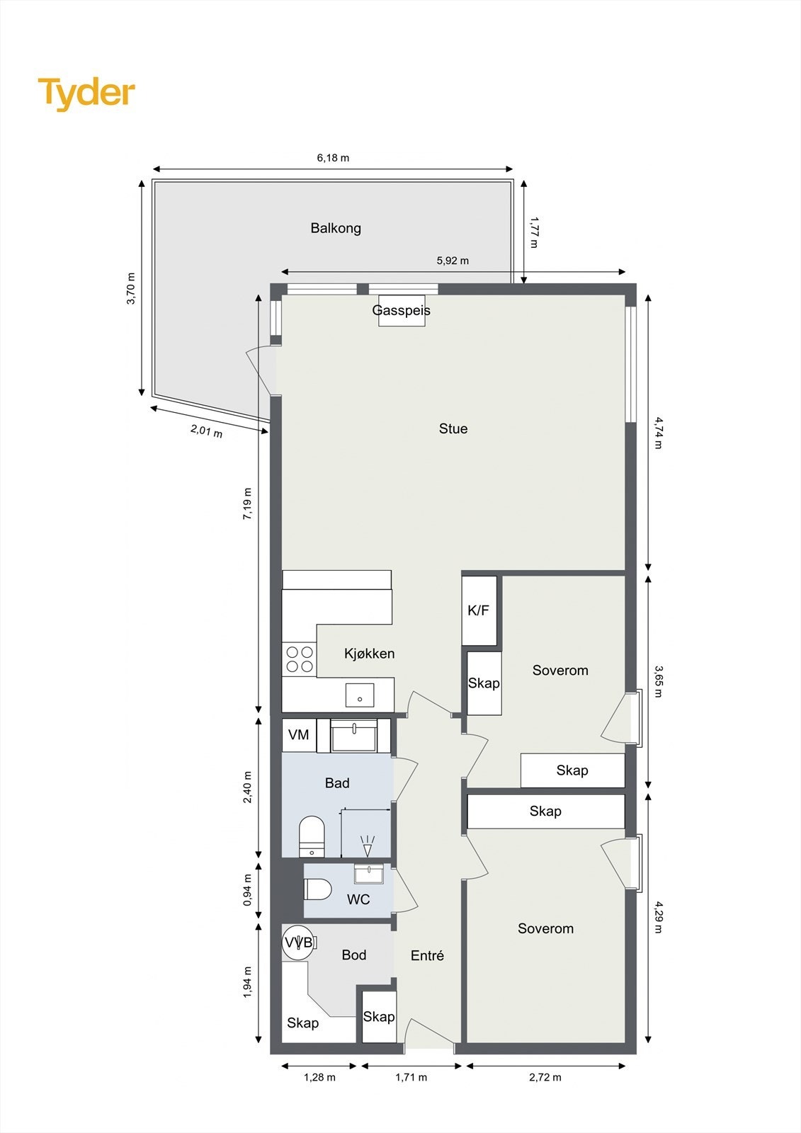 Plantegning Galleribilde