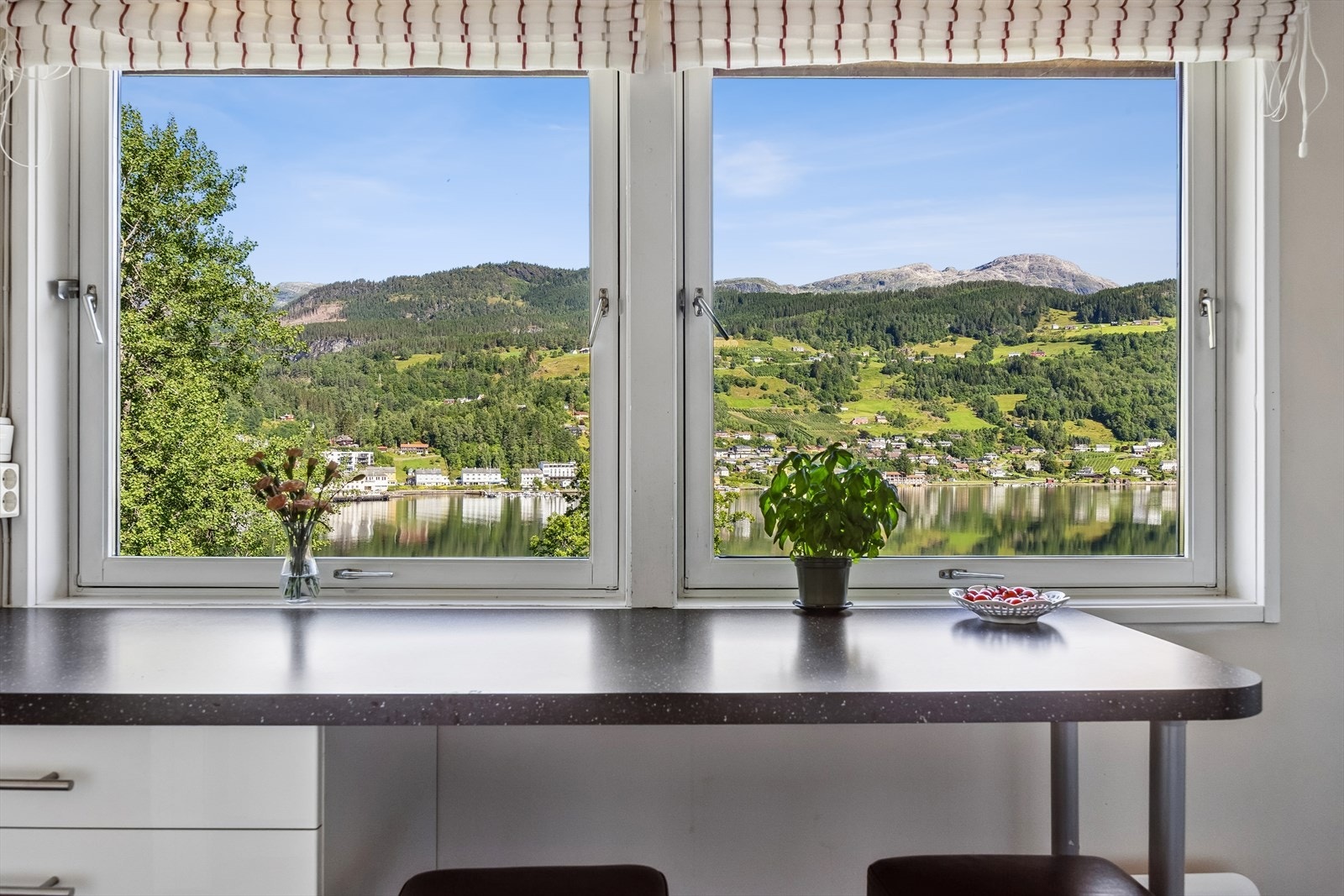 Flott utsikt fra boligen. Galleribilde
