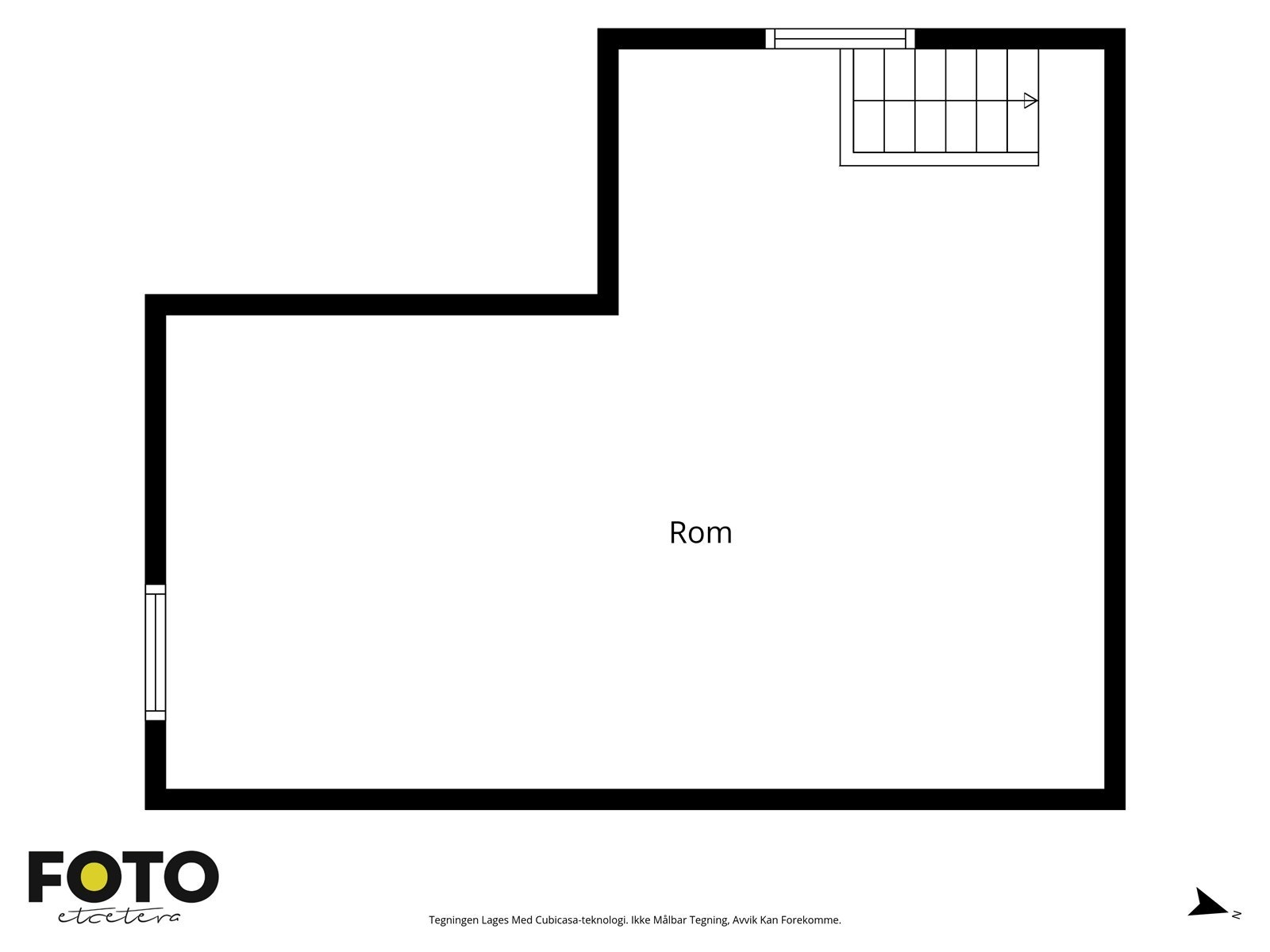 Plantegning loft uthus/bod Galleribilde