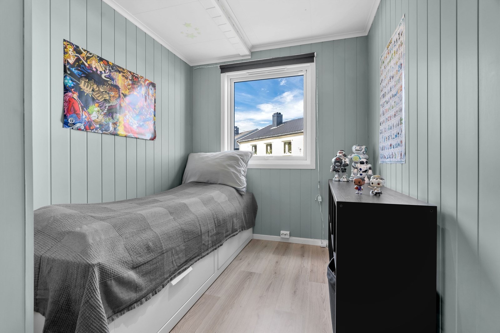 Rom benyttet som soverom i underetasjen. (Ikke søk godkjent som soverom) Galleribilde