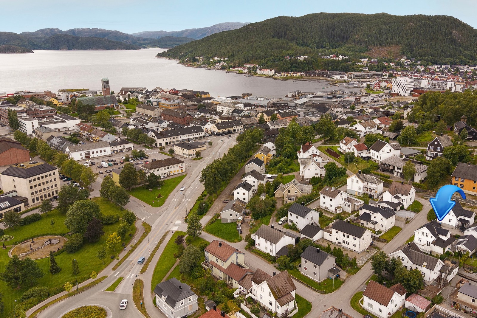 Oversiktsbilde av nærmiljøet Galleribilde