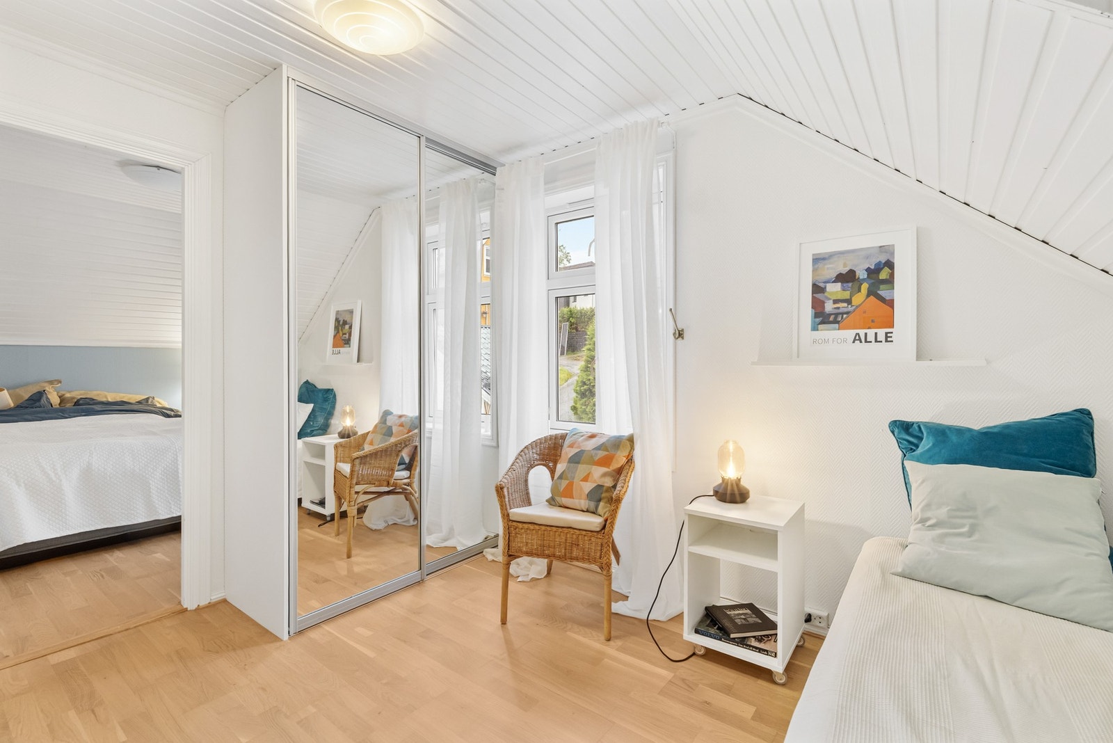 Del av soverom Galleribilde