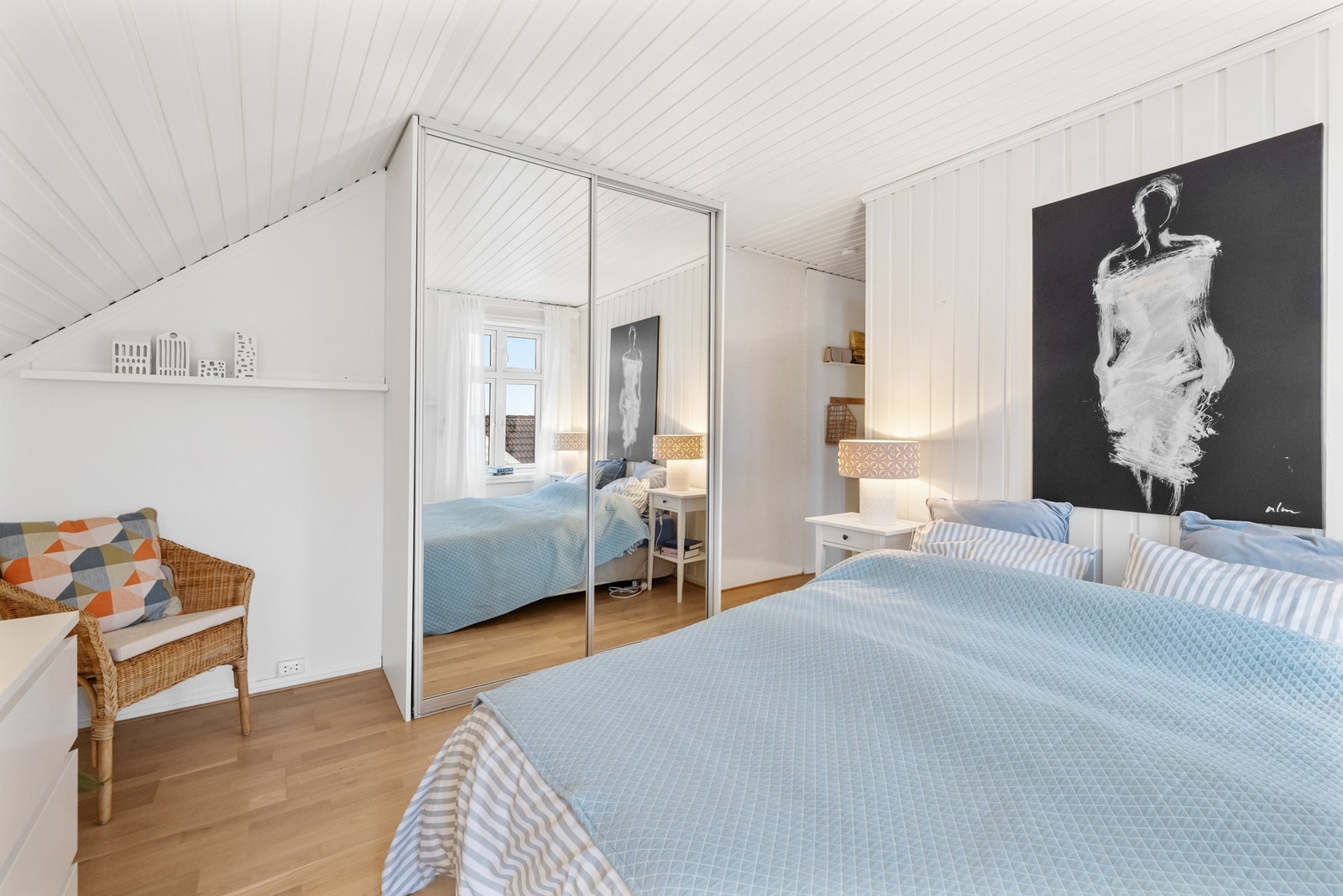Boligen er innredet med 4 soverom, samtlige beliggende i 2.etasje Galleribilde