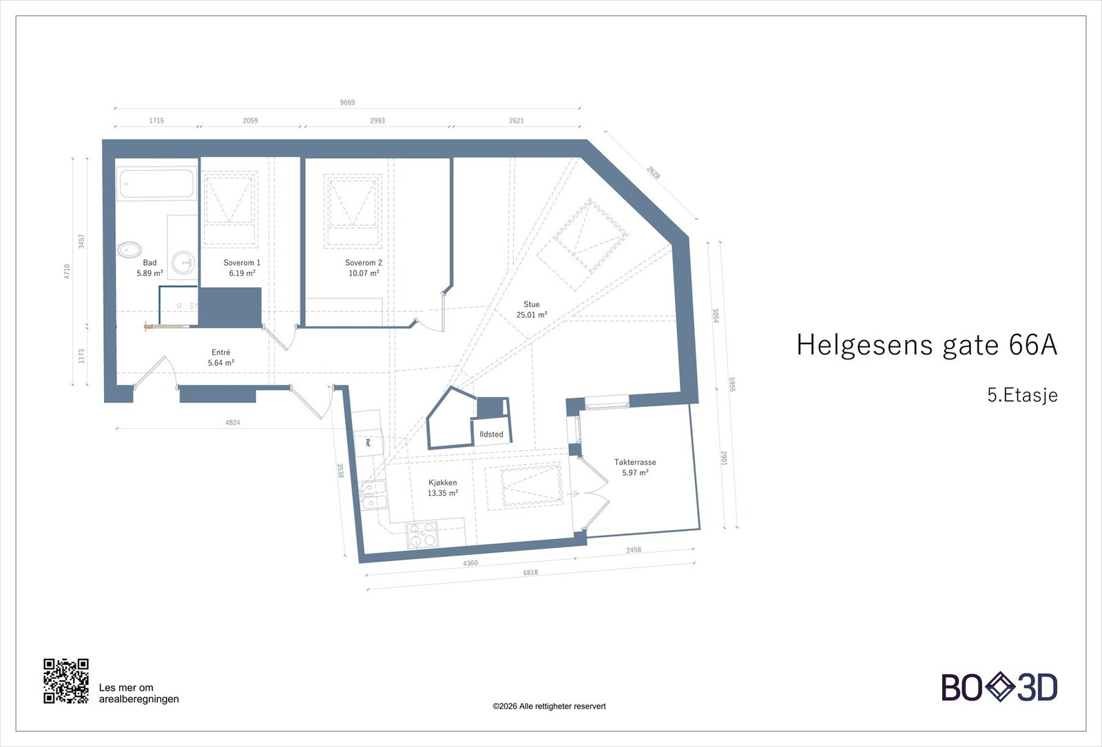 Plantegning Galleribilde