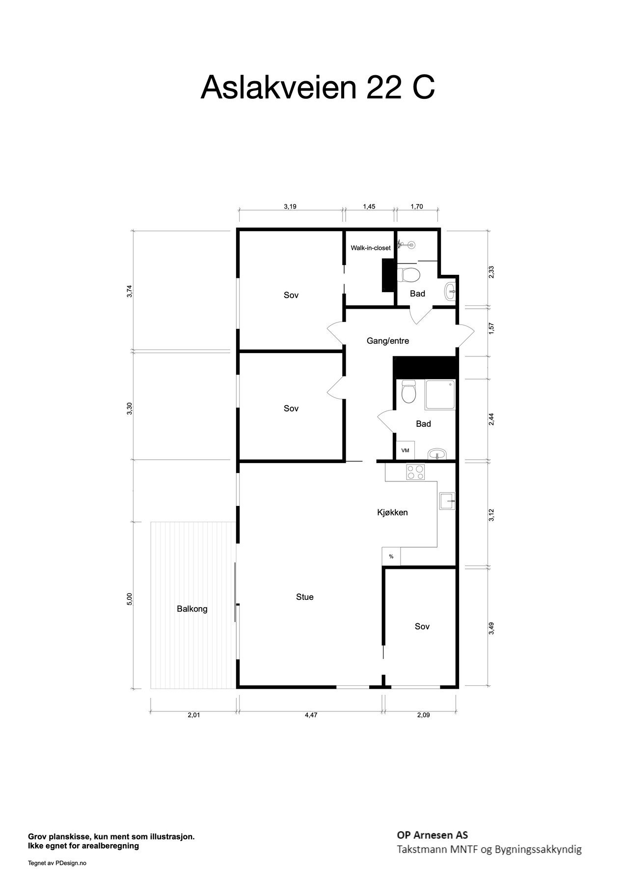 Plantegning Galleribilde
