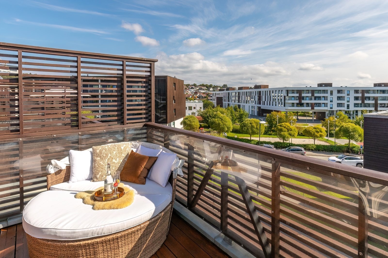 Terrasse 2. etasje - utgang fra stue Galleribilde