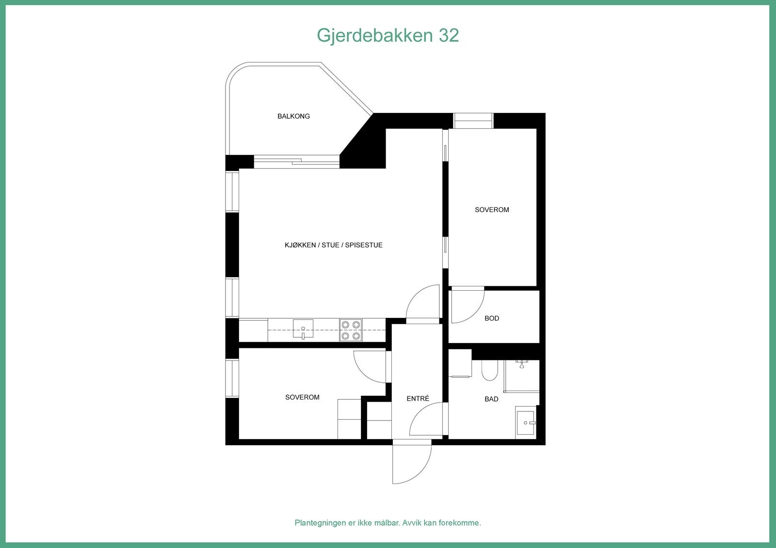 Plantegning Galleribilde