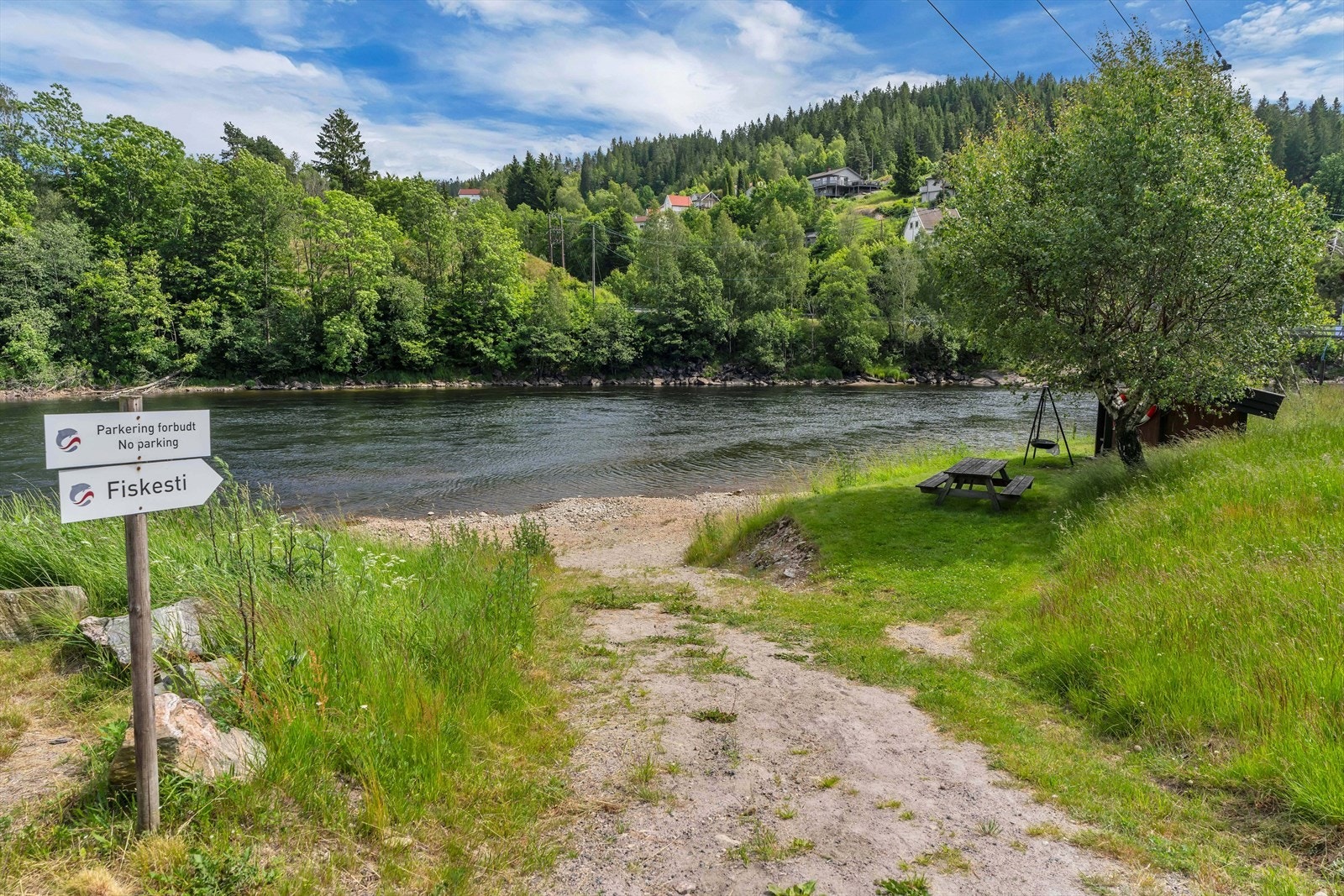 Populære fiskeområder langs Otra Galleribilde