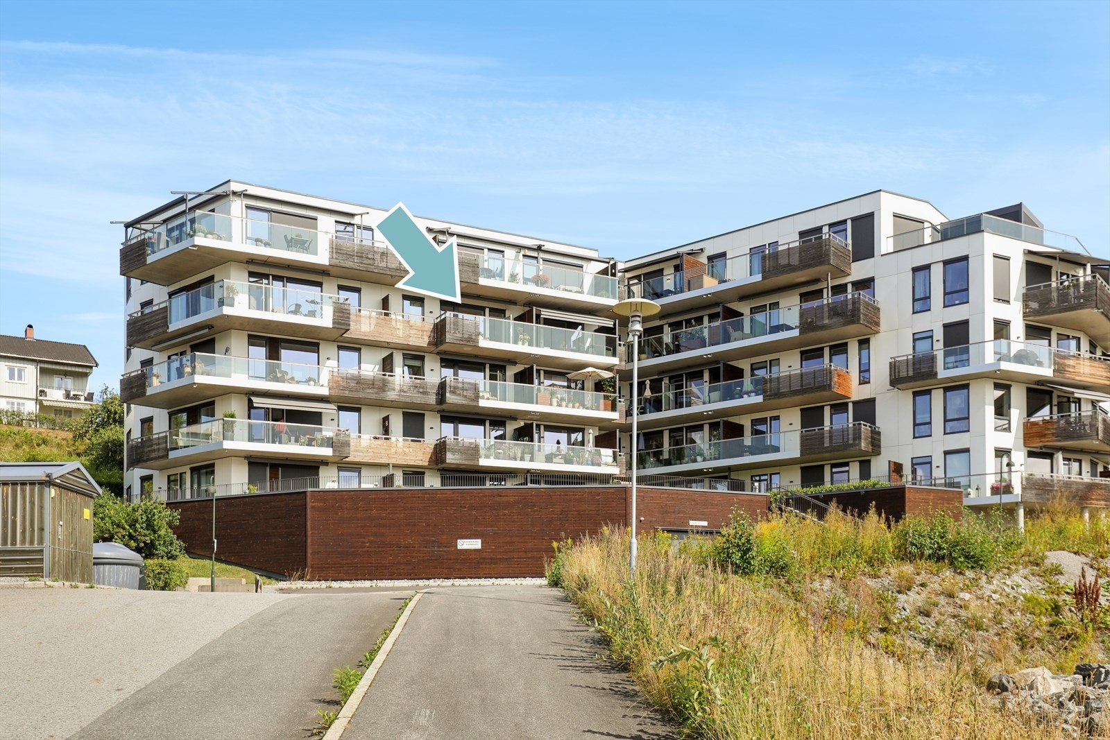Leiligheten er fra 2021 og ligger i fjerde etasje. Galleribilde