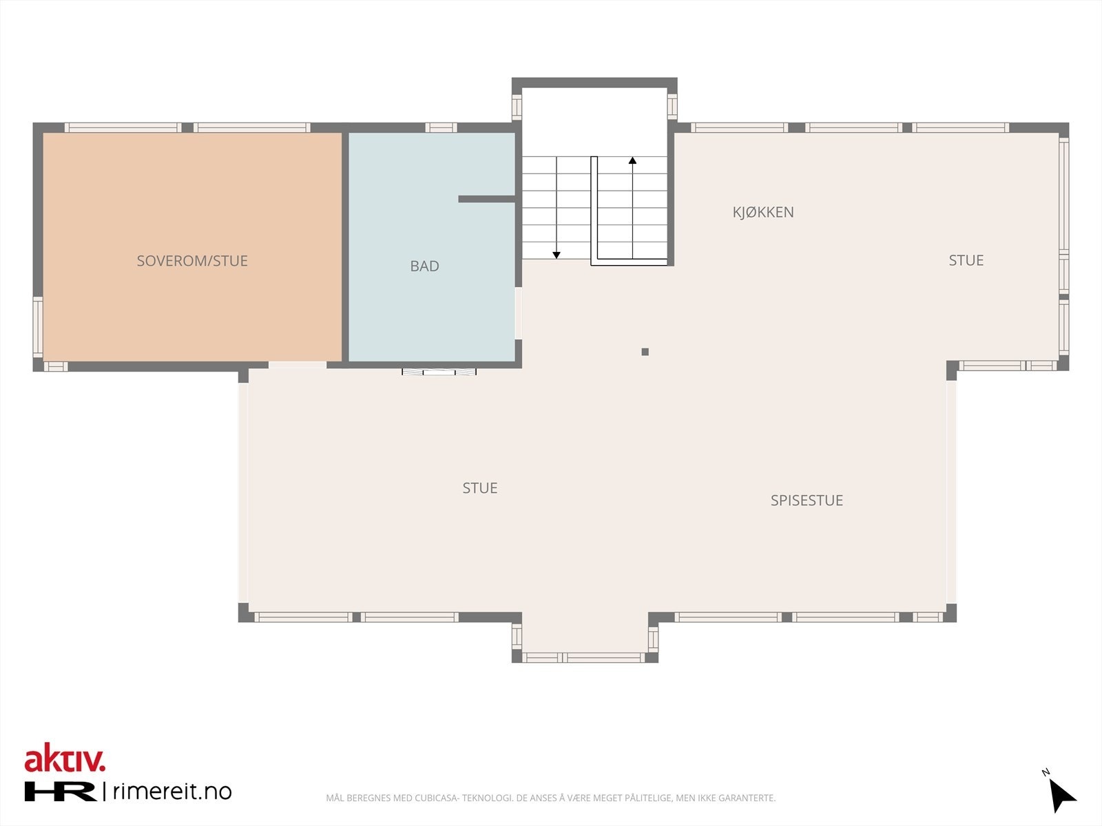 Plantegning 2. etasje Galleribilde