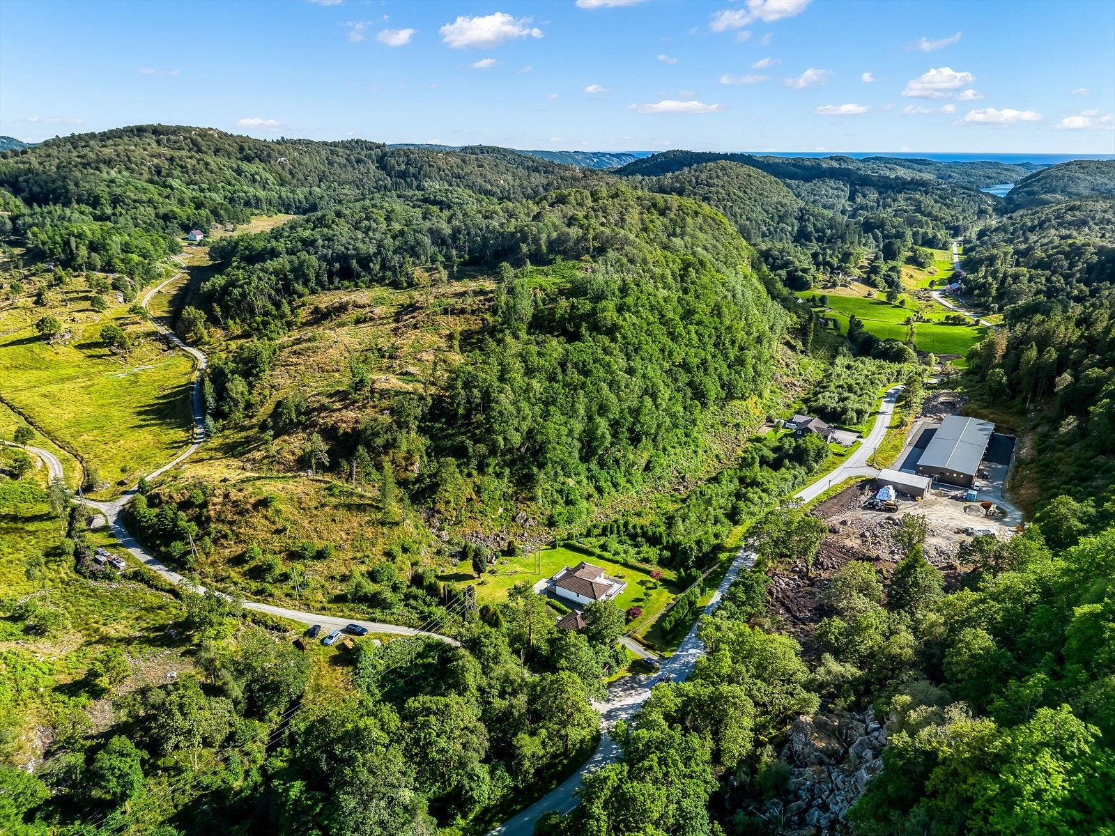 Dronefoto Galleribilde