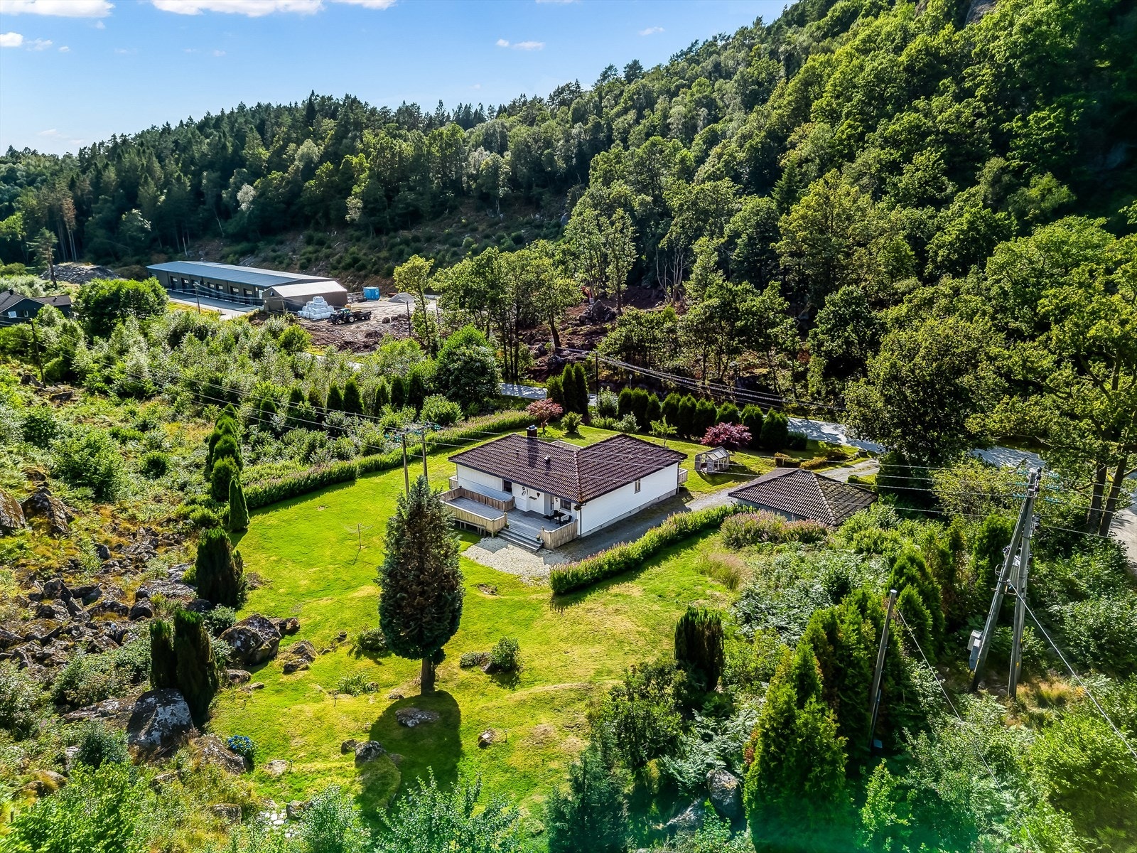 Dronefoto Galleribilde