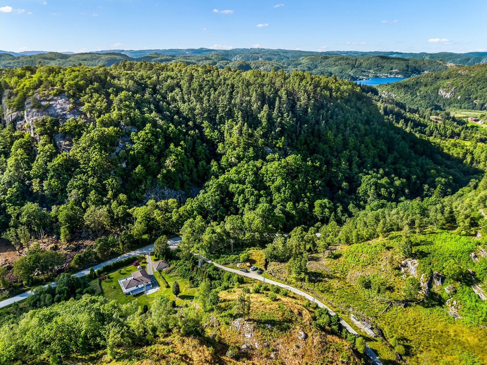 Dronefoto Galleribilde