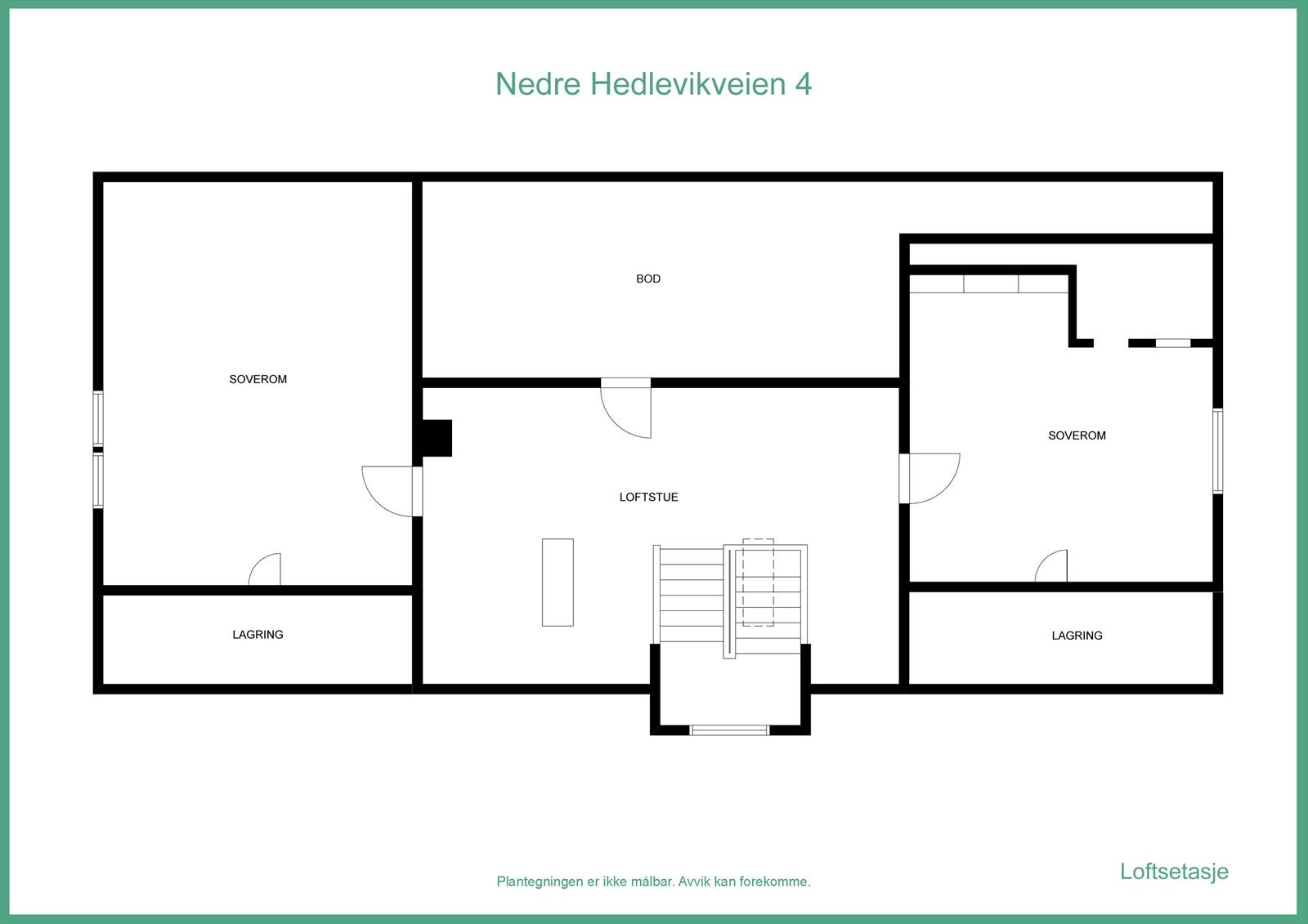 Plantegning 2.etg Galleribilde