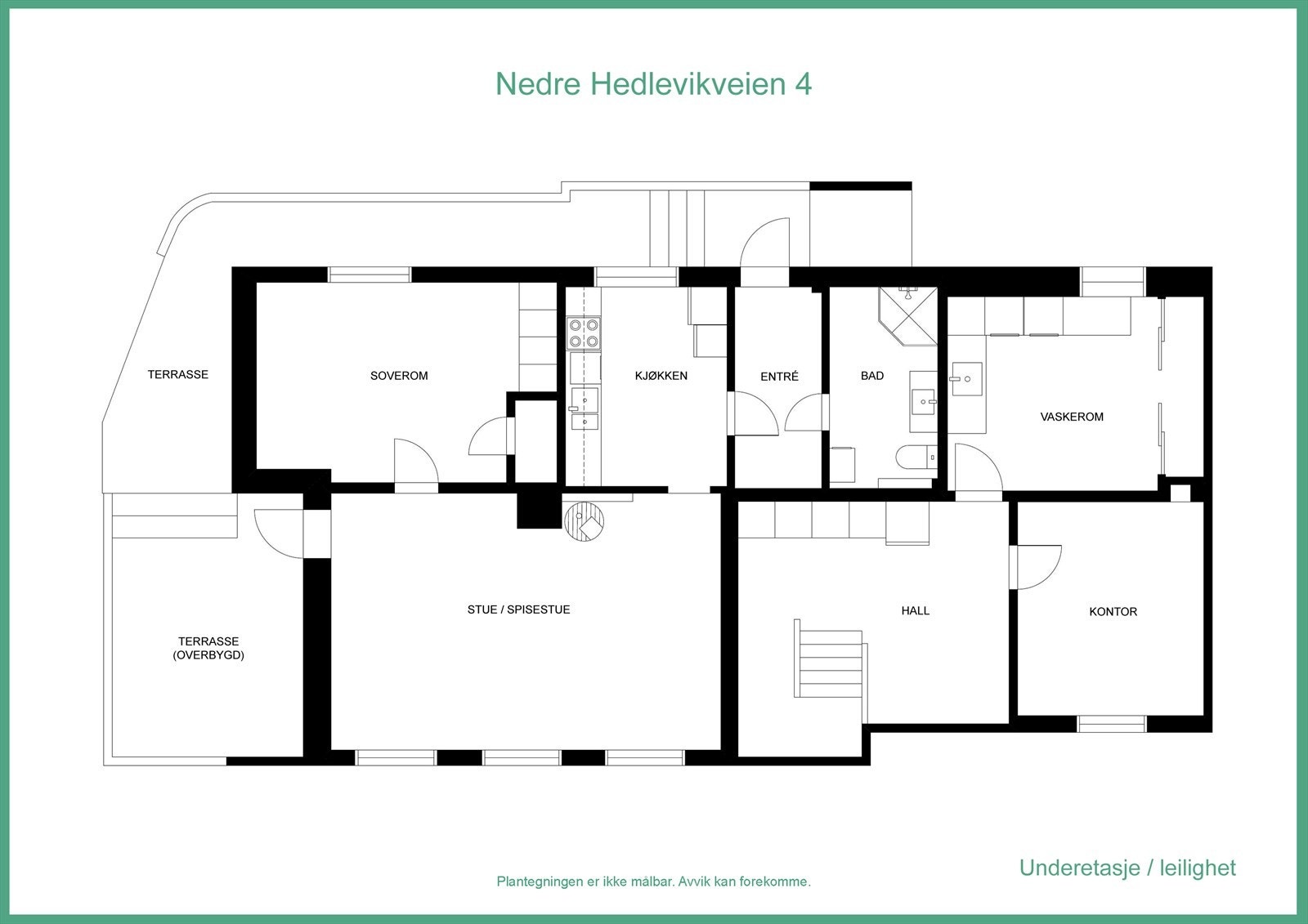Plantegning kjeller Galleribilde