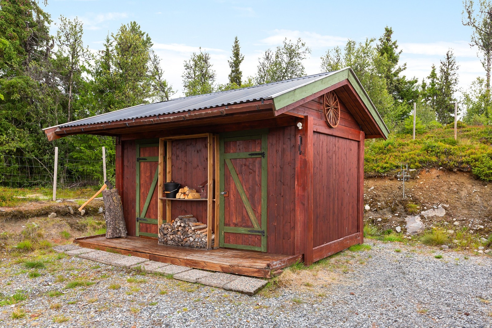 Uthus med bodrom. Galleribilde