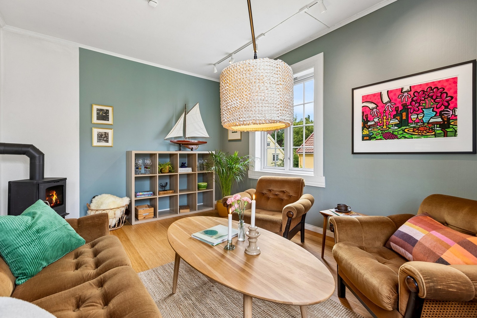 Leiligheten har en meget god beliggenhet og har kort vei til sentrum, NTNU, butikker og restauranter Galleribilde