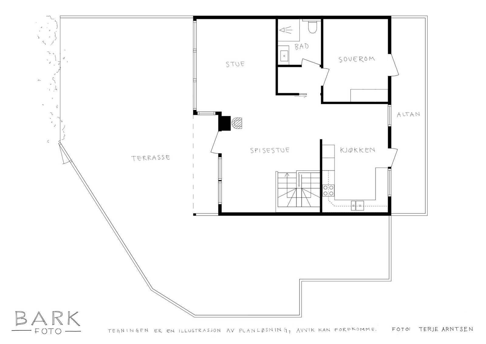 Plantegning 2.etasje Galleribilde