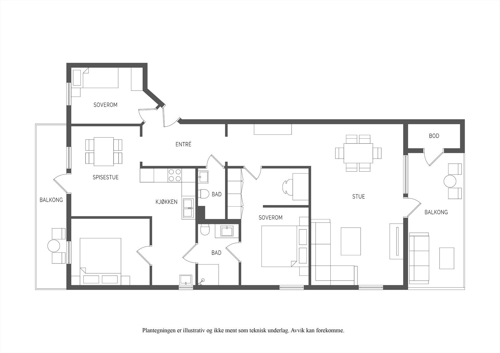 Plantegning Galleribilde