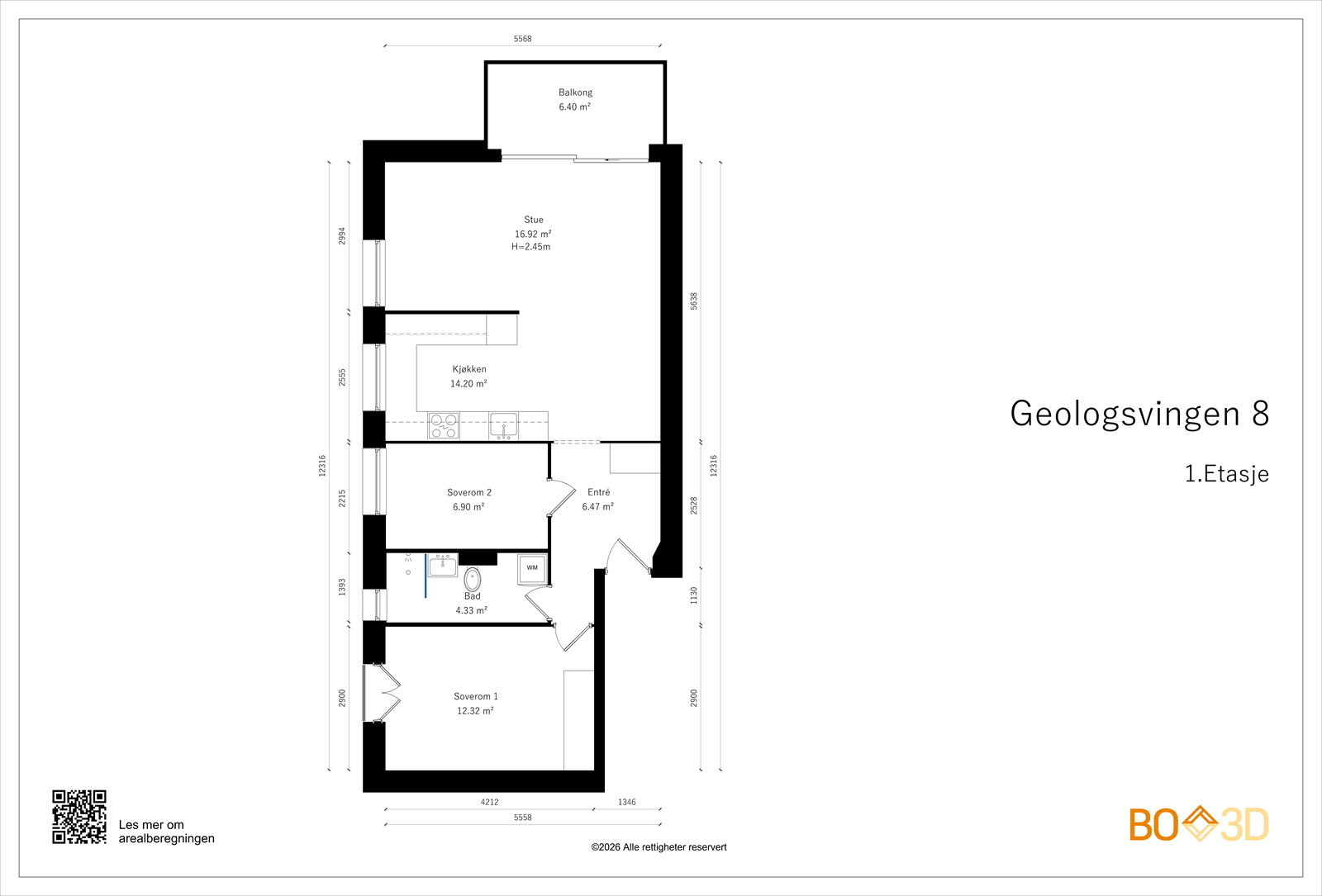 Plantegning Galleribilde