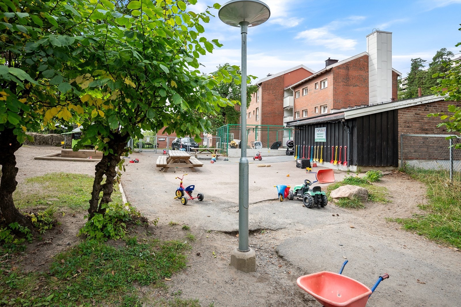 På området ligger populære Mærradalen barnehage Galleribilde