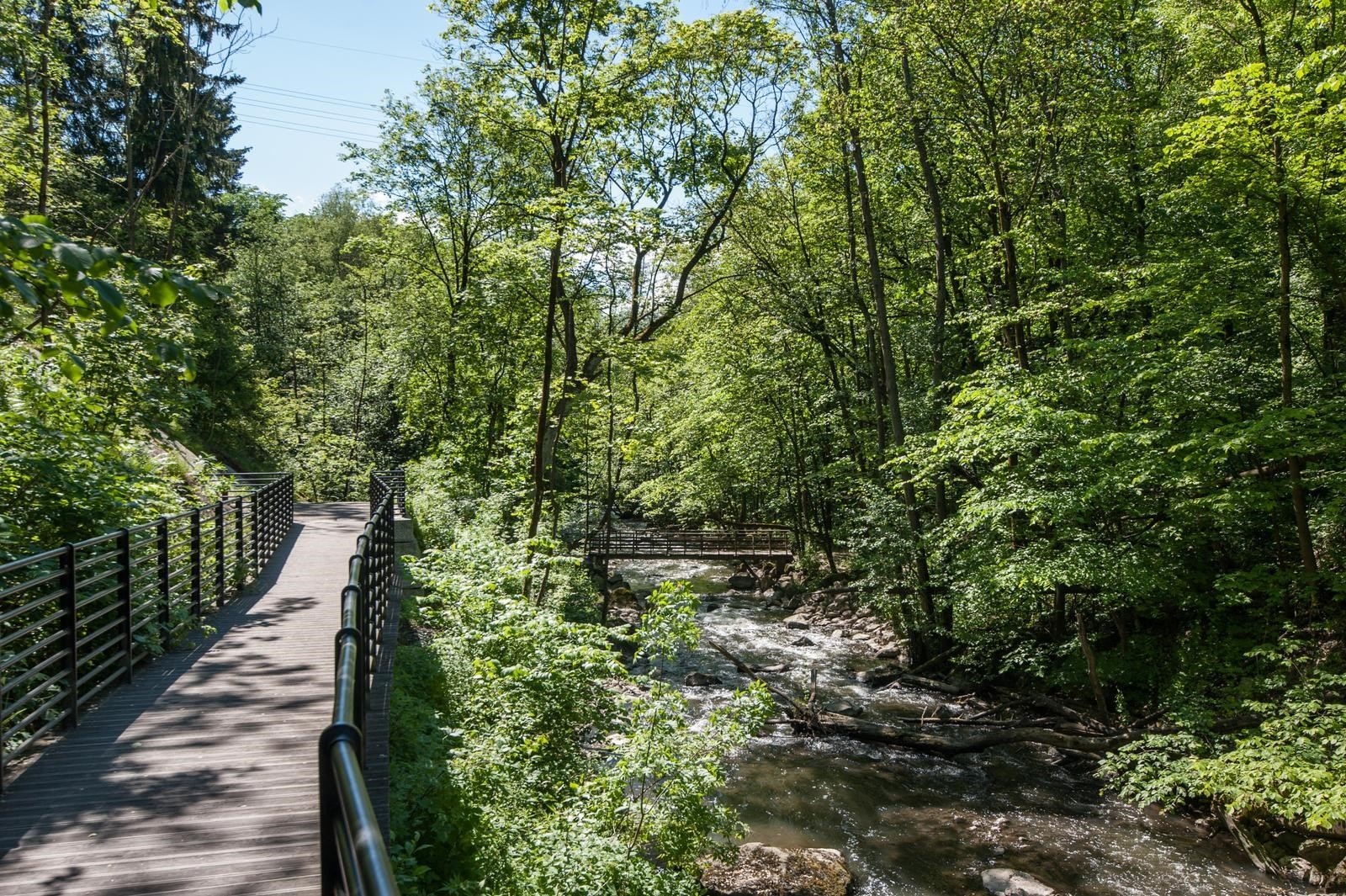 Nærhet til turstier og grønne lunger, blant annet langs Alnaelva i Svartdalsparken. Galleribilde