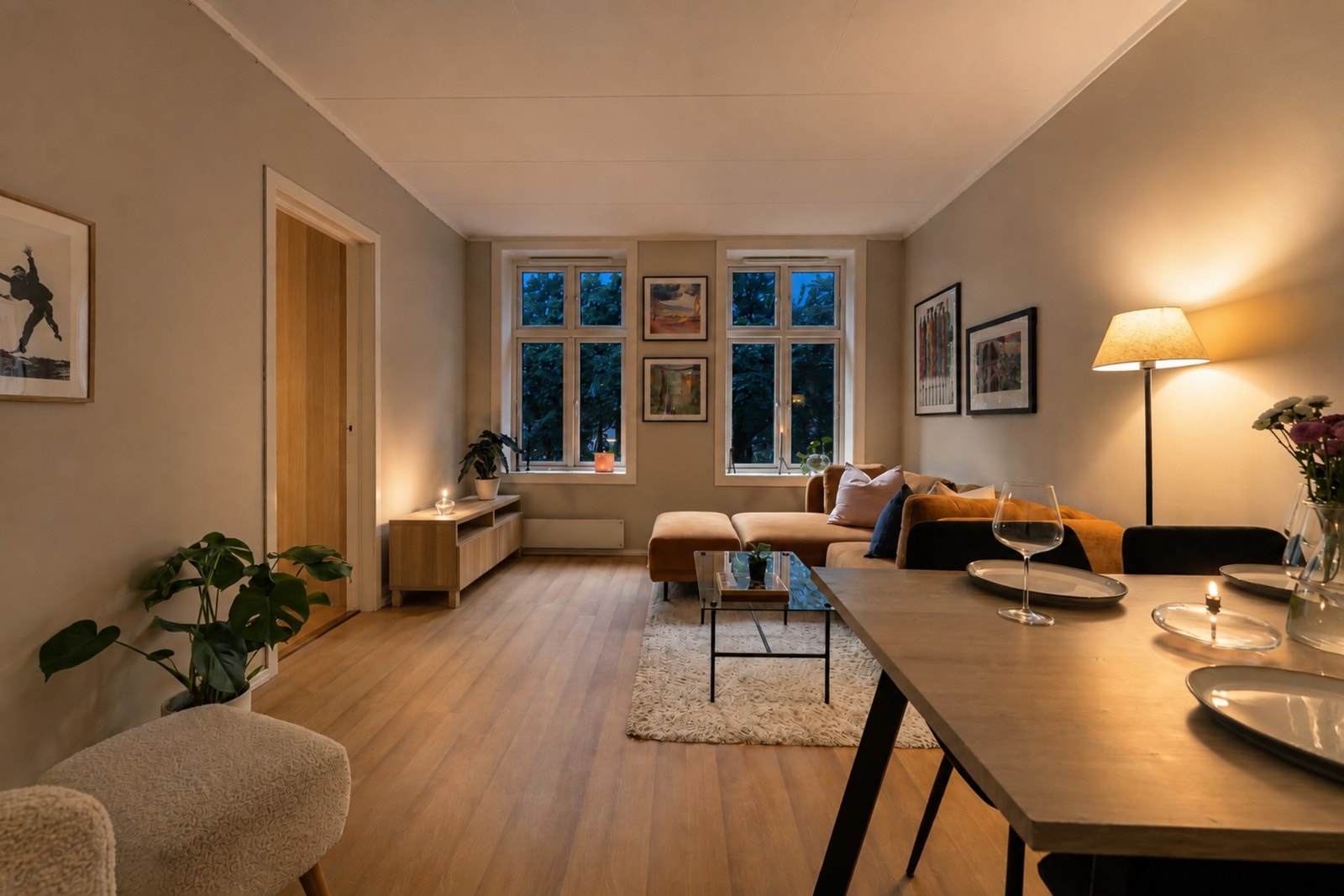 Her bor du i 2. etasje med flott og tilbaketrukket beliggenhet på Grünerløkka. Galleribilde