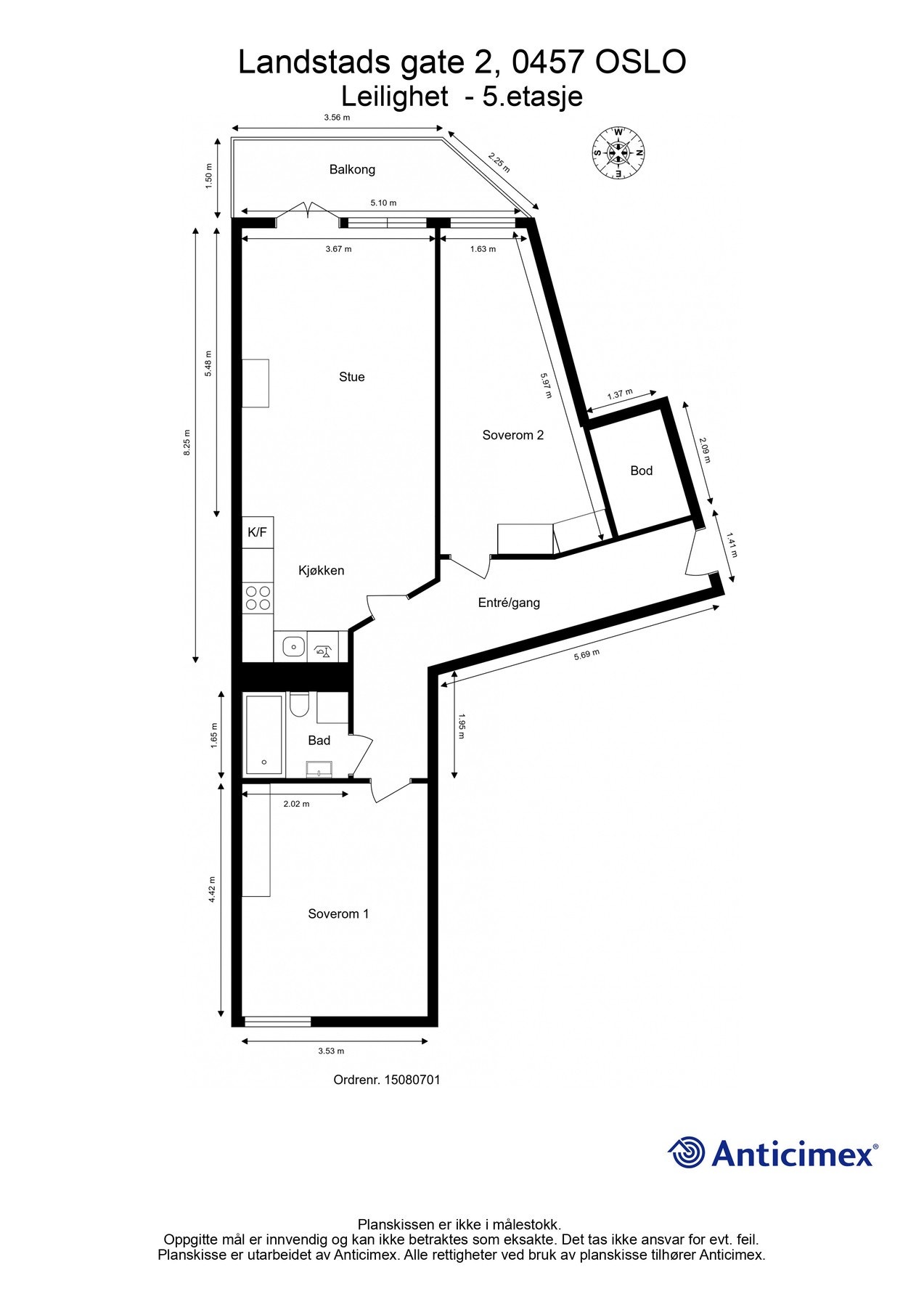 Før vi blar videre tar vi en titt på boligens planskisse. Galleribilde
