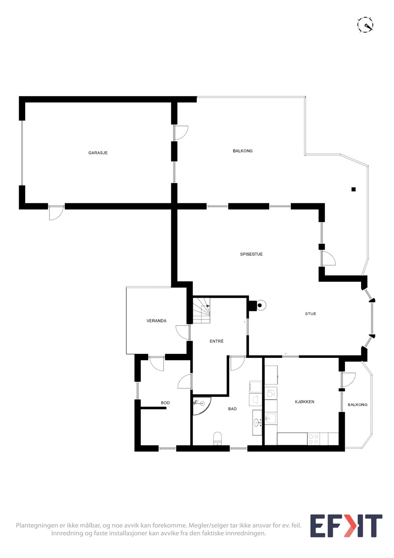 Plantegning Galleribilde