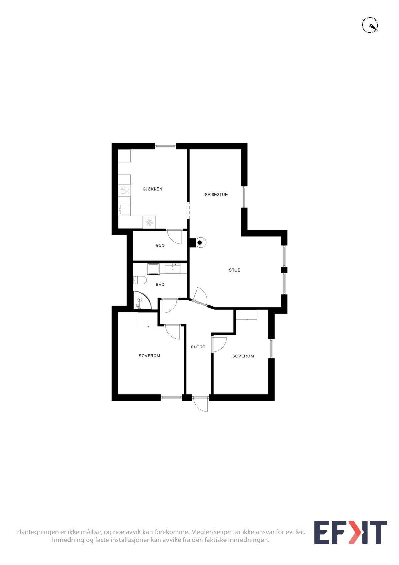 Plantegning Galleribilde