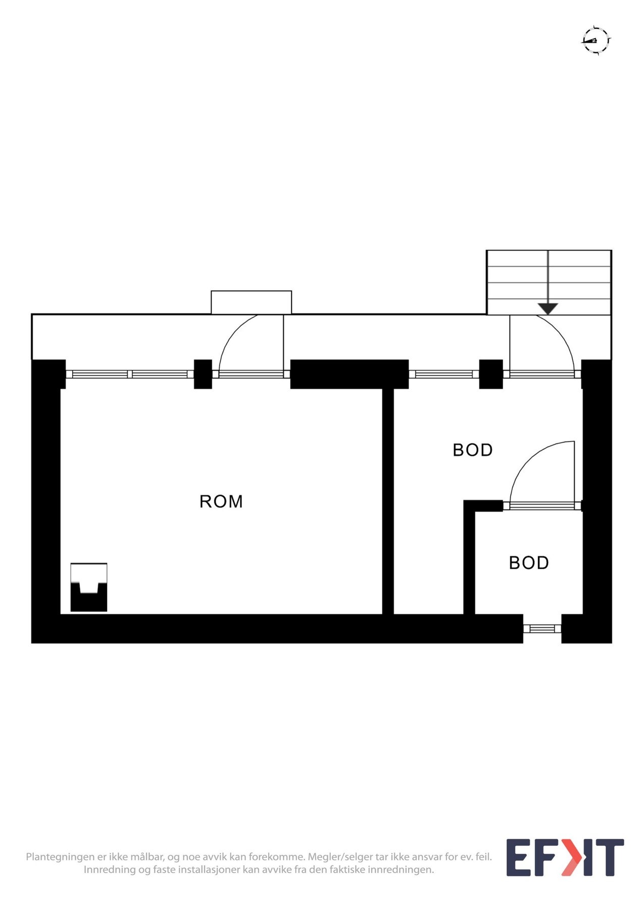 Plantegning uthus Galleribilde