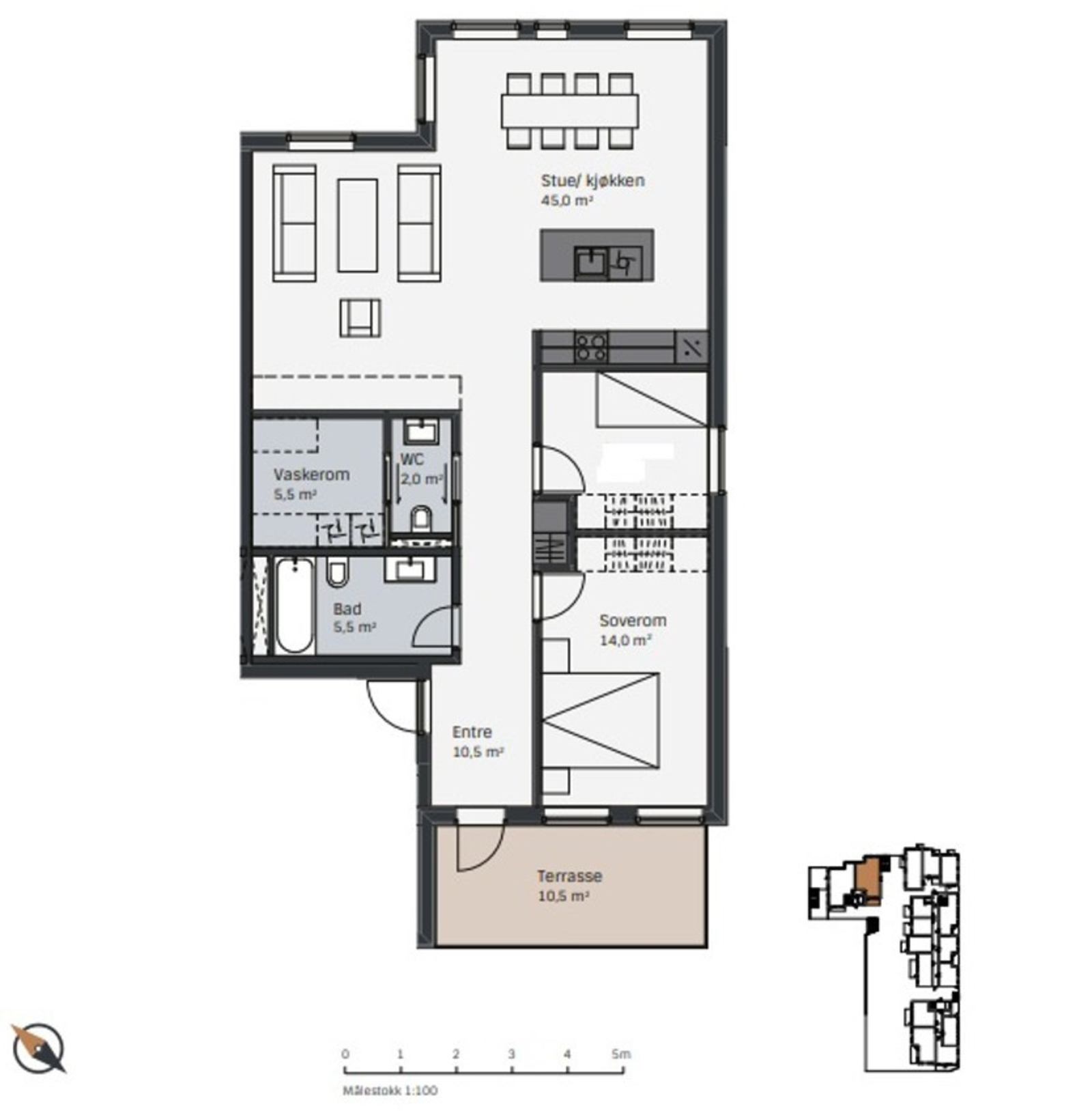 Plantegning Galleribilde