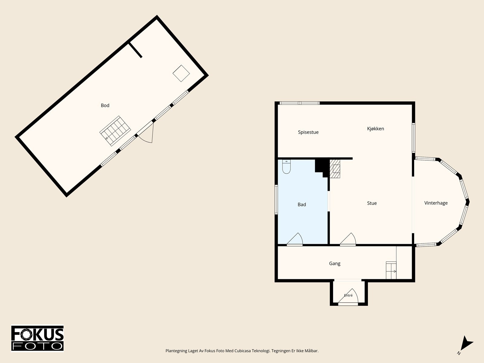 Plantegning 1.etasje Galleribilde