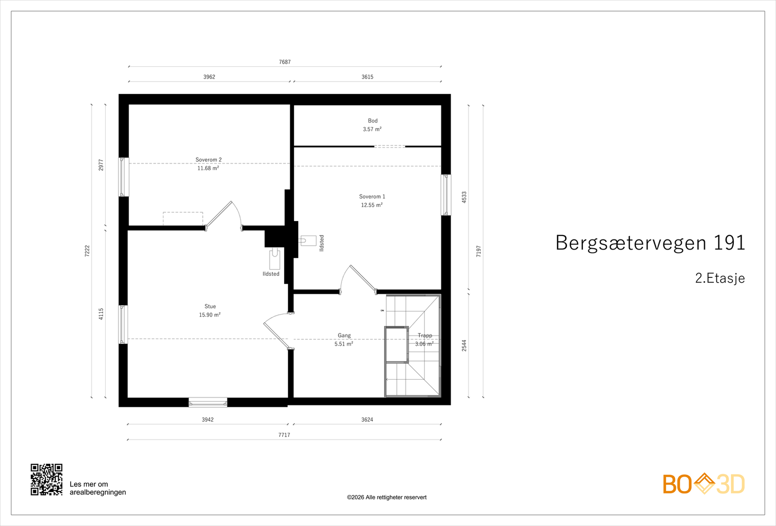 Plantegning Galleribilde