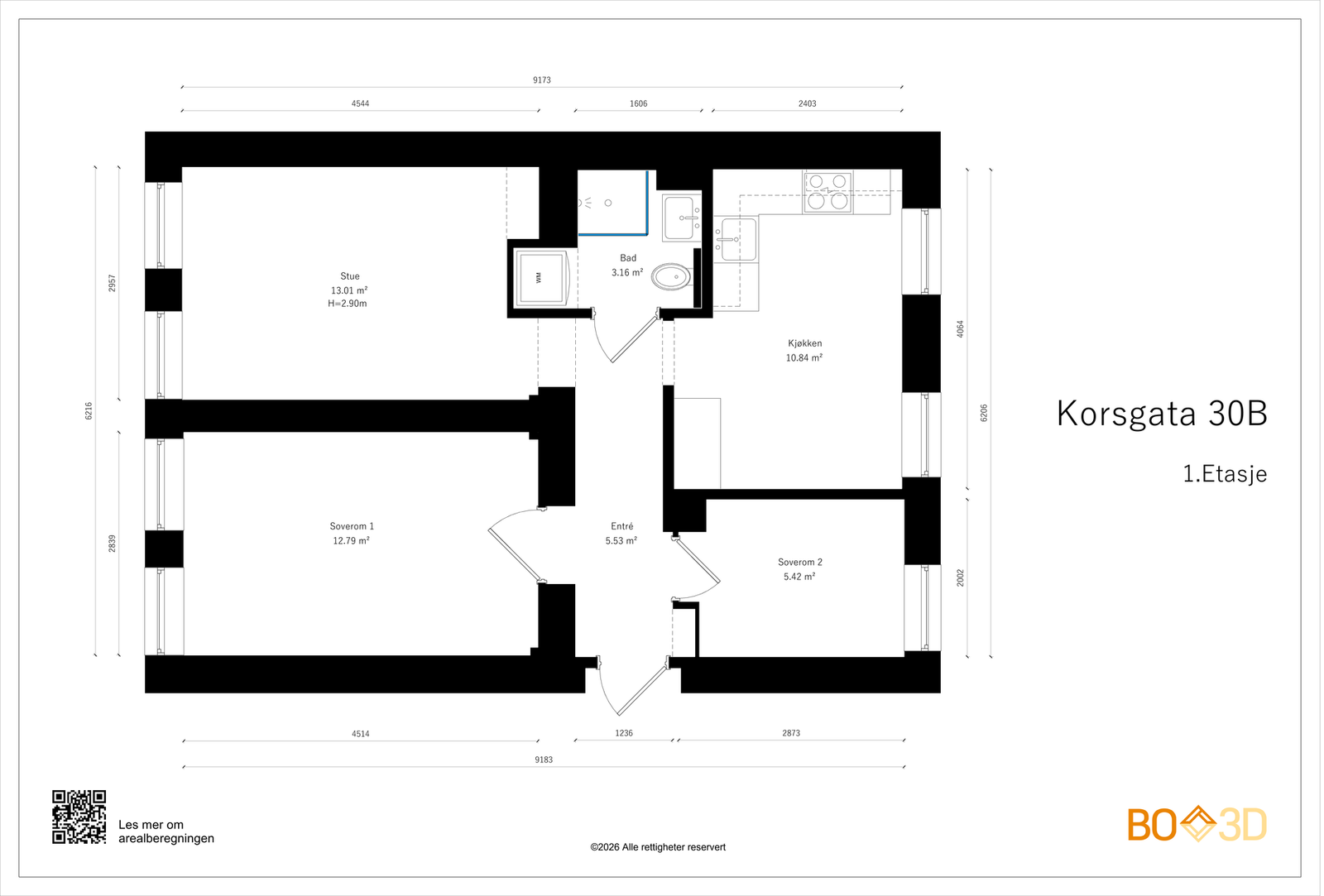 Plantegning. Velkommen inn. Galleribilde