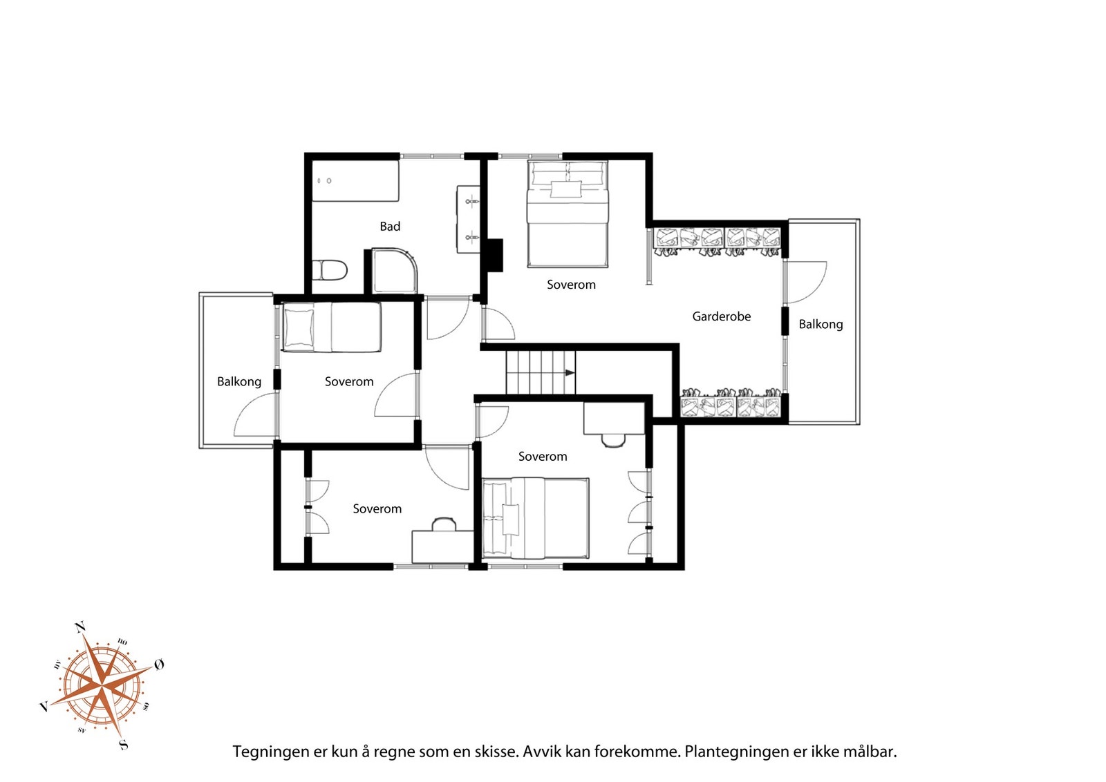Planløsning 2.Etg. Galleribilde