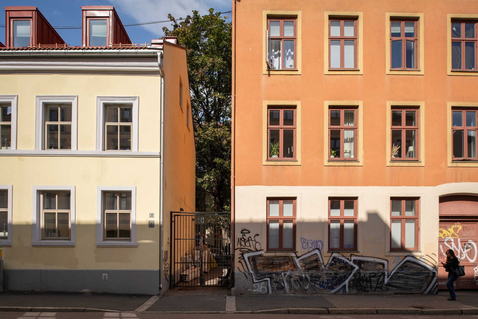 Adkomst til leilighetene er fra Korsgata 30. Galleribilde