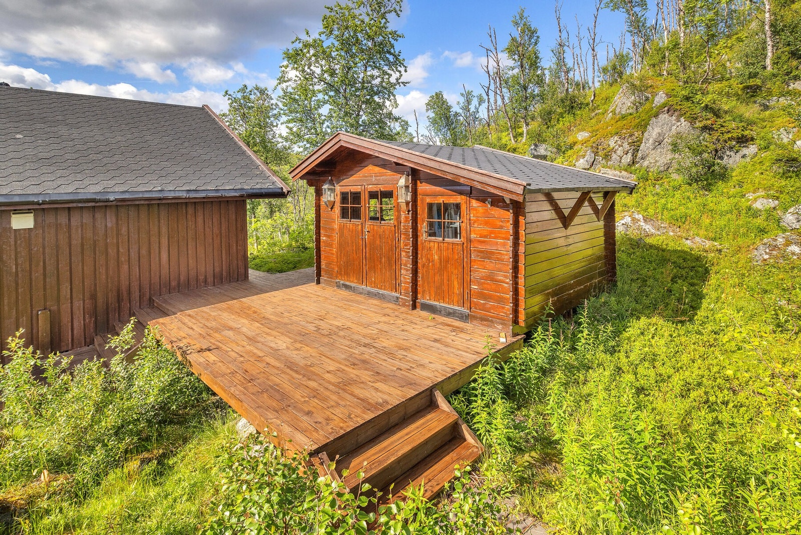 Utebod/anneks i tilknytning hytte. Galleribilde