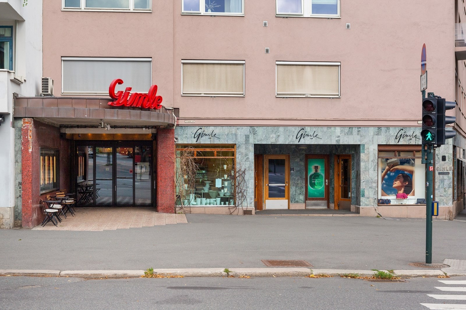 Kort vei til anerkjente Gimle kino. Galleribilde