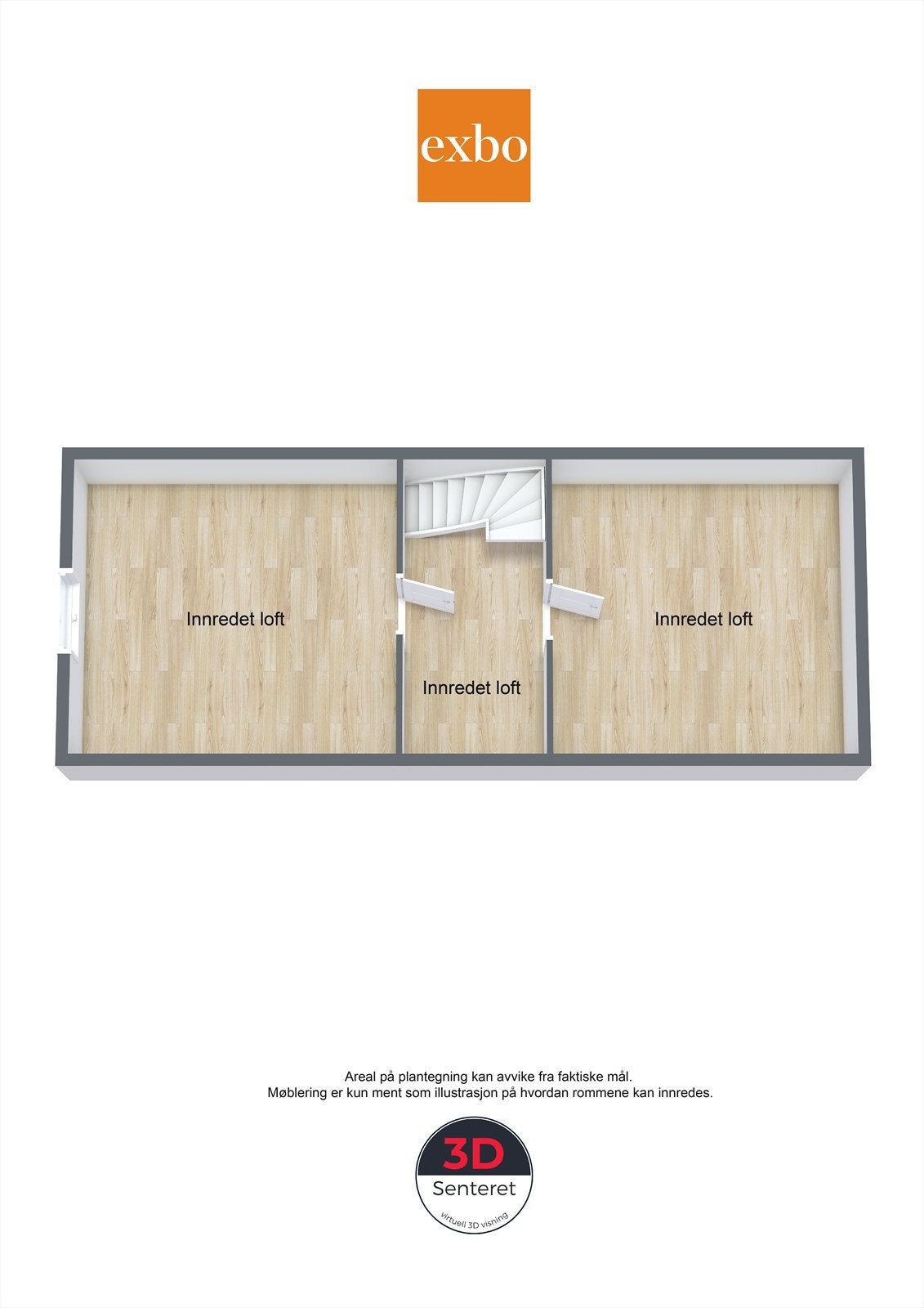 Plantegning loft Galleribilde