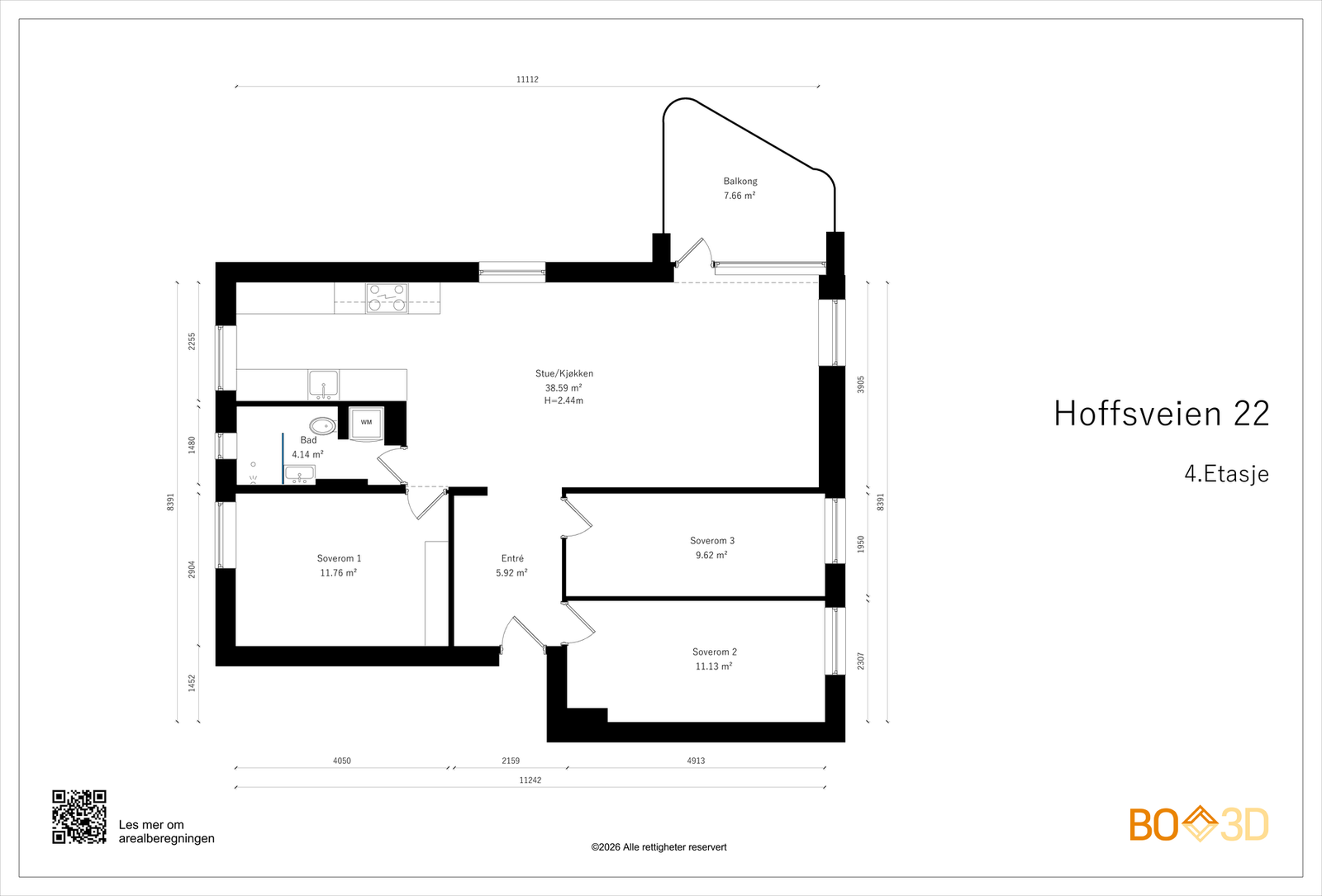 Plantegning Galleribilde