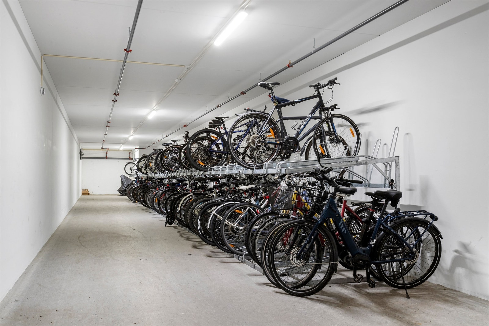 Sameiet har eget sykkelverksted/smørebod og rikelig med sykkelparkering. Galleribilde