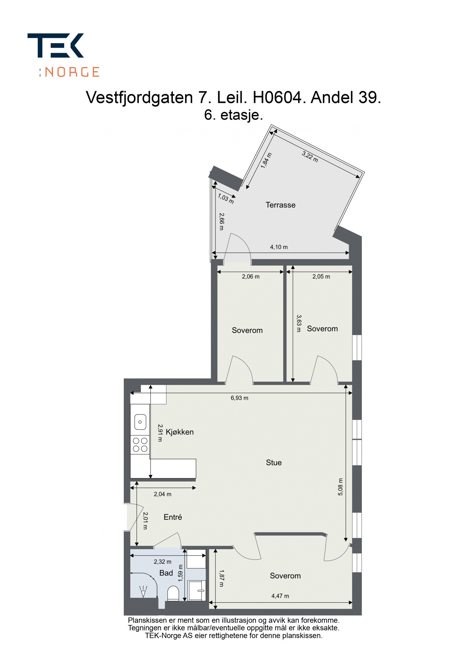 Plantegning Galleribilde