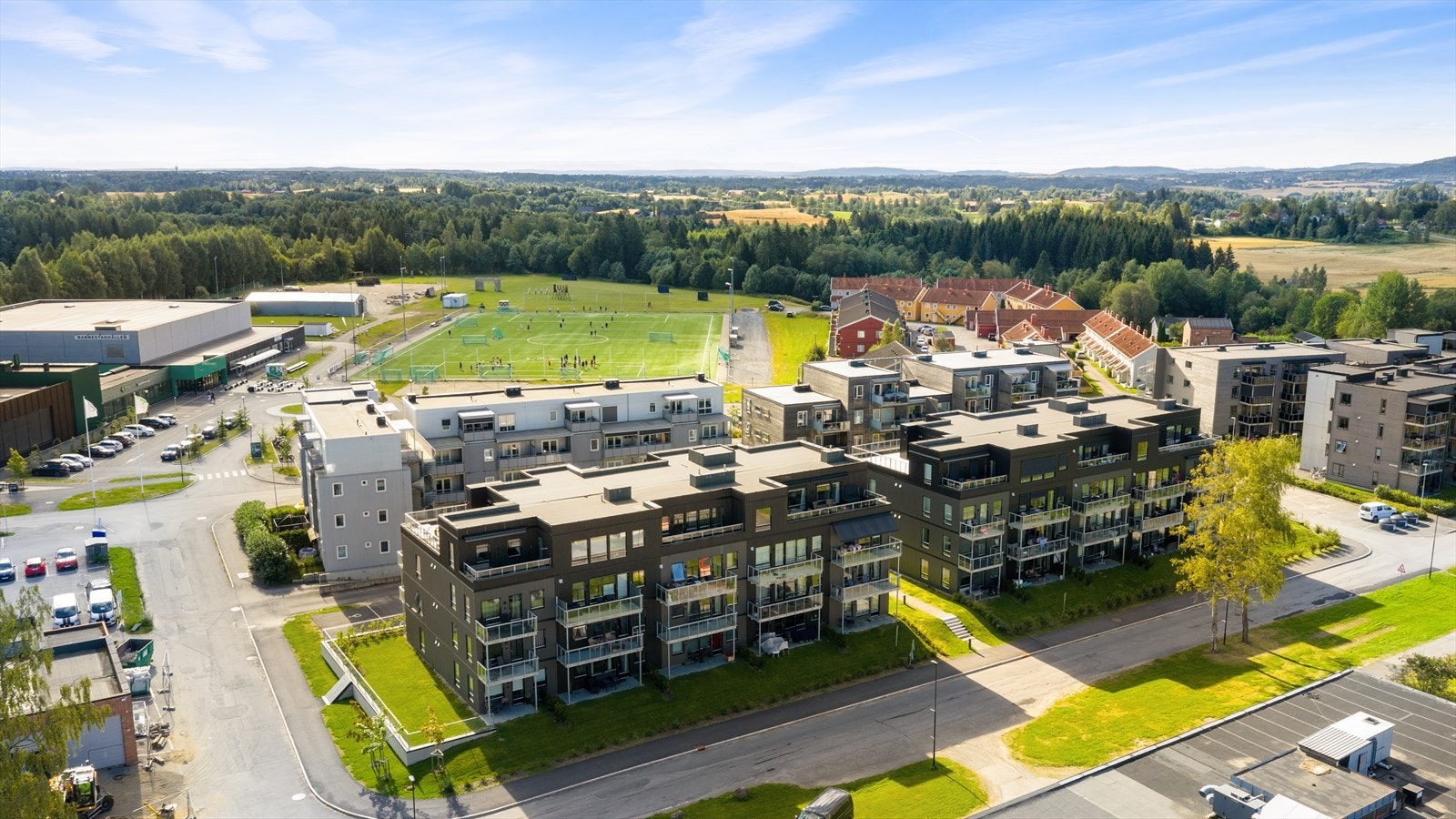 Overblikksbilde av sameiet. Galleribilde