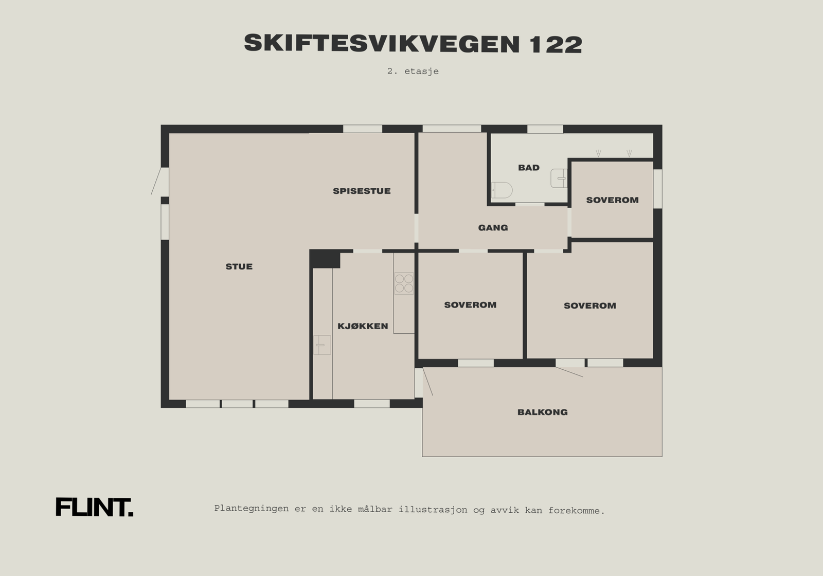 Plantegning 2.etasje Galleribilde