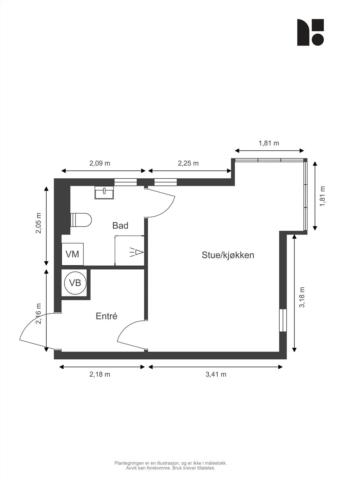 Planløsning. Galleribilde