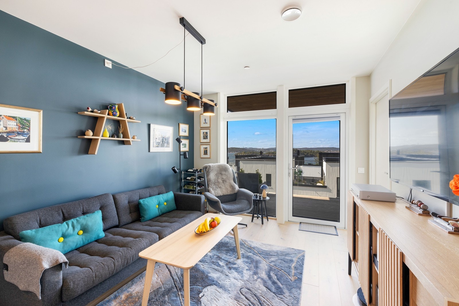Stue med plass til sofagruppe Galleribilde